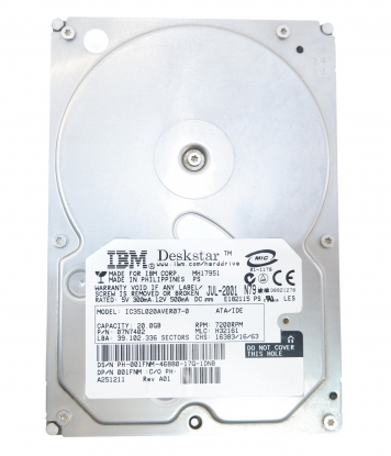 Жесткий диск IBM IC35L020AVER07-0 20,5Gb 7200 IDE 3.5" HDD