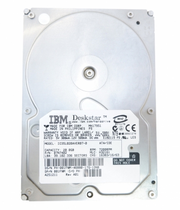 Жесткий диск IBM 07N6652 20,5Gb 7200 IDE 3.5" HDD
