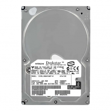 Жесткий Диск Hitachi IC35L100AVVA07-0 102,9Gb IDE 3,5" HDD