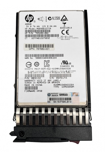 Жесткий диск HP 873349-B21 400Gb  SAS 2,5" SSD