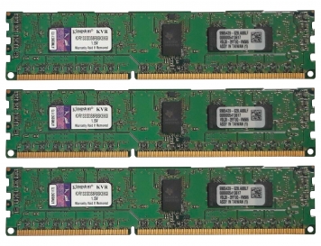 Оперативная память Kingston KVR1333D3S8R9SK3/6GI DDRIII 6Gb