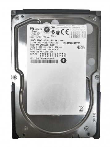 Жесткий диск Fujitsu CA06550-B200 147Gb  U320SCSI 3.5" HDD