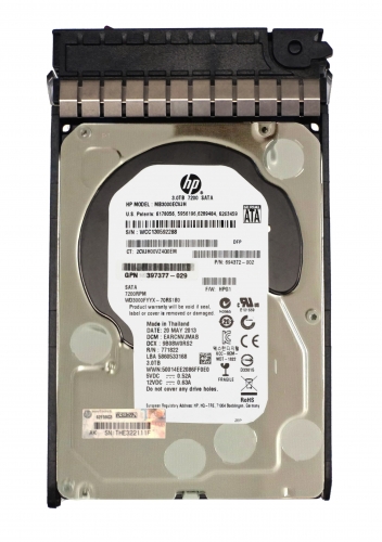 Жесткий диск HP MB3000ECVJH 3Tb 7200 SATAIII 3.5" HDD