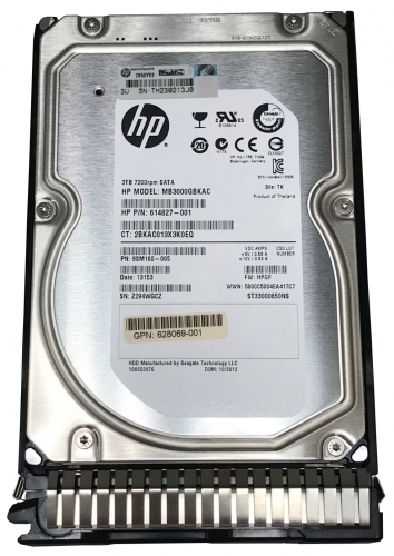 Жесткий диск HP MB3000GBKAC 3Tb 7200 SATAIII 3.5" HDD