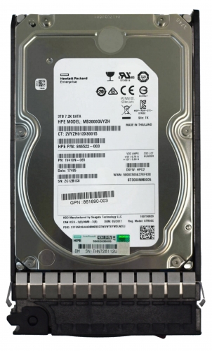 Жесткий диск HP 1V410N-065 3Tb 7200 SATAIII 3.5" HDD