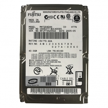 Жесткий диск Fujitsu CA06377-B31400SS 40Gb 5400 IDE 2,5" HDD