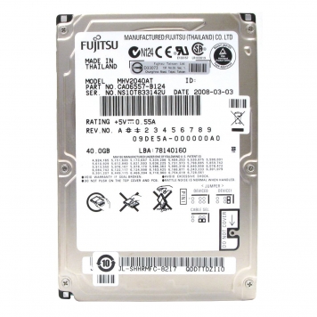 Жесткий диск Fujitsu MHV2040AT 40Gb 4200 IDE 2,5" HDD
