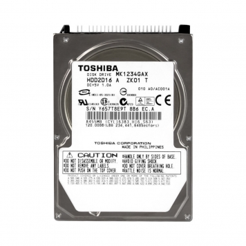 Жесткий диск Toshiba MK1234GAX 120Gb 5400 IDE 2,5" HDD