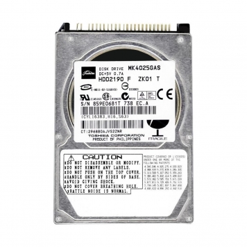 Жесткий диск Toshiba MK4025GAS 40Gb 4200 IDE 2,5" HDD