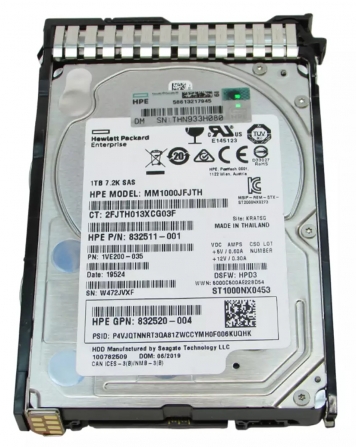 Жесткий диск HP 832520-004 1Tb 7200 SAS 2,5" HDD