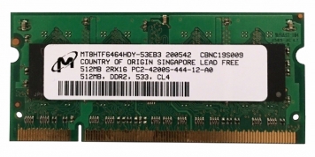 Оперативная память Micron MT8HTF6464HDY-53EB3 DDRII 512Mb