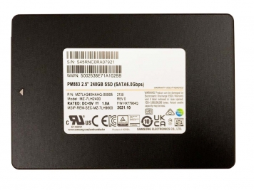 Жесткий диск Samsung MZ7LH240HAHQ-00005 240Gb SATAIII 2,5" SSD