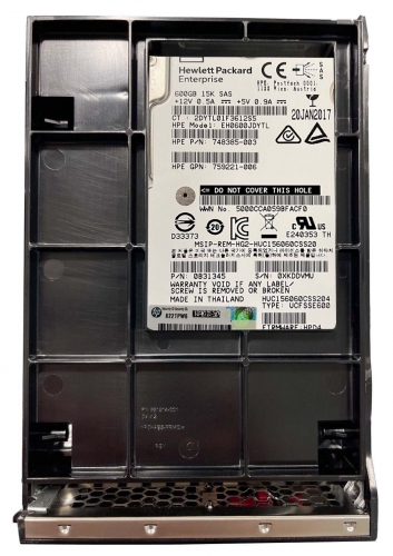 Жесткий диск HP P40783-001 600Gb 15000 SAS 3,5" HDD