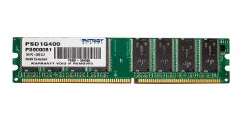 Оперативная память Patriot PSD1G400 DDR 1024Mb