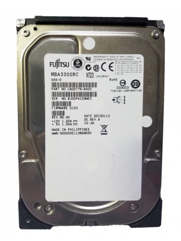 Жесткий диск Fujitsu MBA3300RC 300Gb  SAS 3,5" HDD