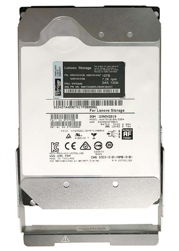 Жесткий диск Lenovo 4XB7A14168 10Tb 7200 SAS 3,5" HDD