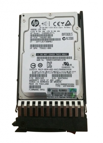 Жесткий диск HP J9F42A 600Gb 15000 SAS 2,5" HDD