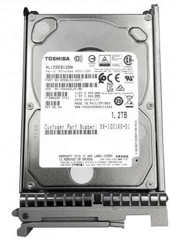Жесткий диск Cisco 58-100180-01 1,2Tb 10000 SAS 2,5" HDD