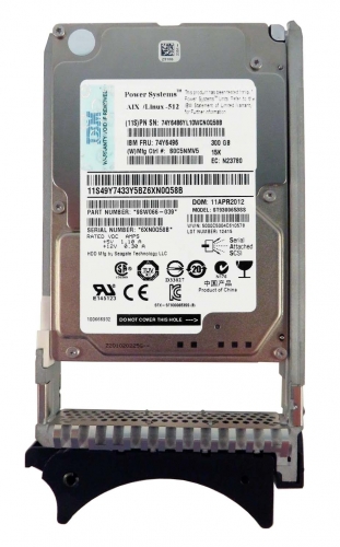 Жесткий диск IBM 74Y6496 300Gb 15000 SAS 2,5" HDD