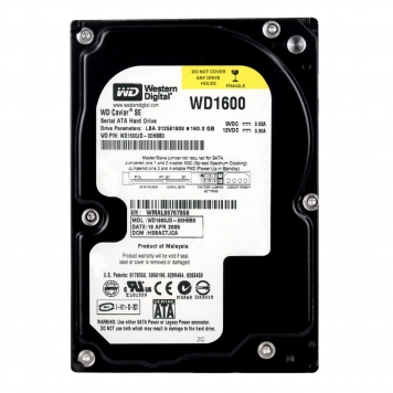 Жесткий диск Western Digital WD1600JD 160Gb  SATA 3,5" HDD