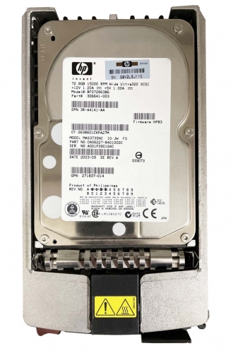 Жесткий диск HP 306641-003 72,8Gb  U320SCSI 3.5" HDD