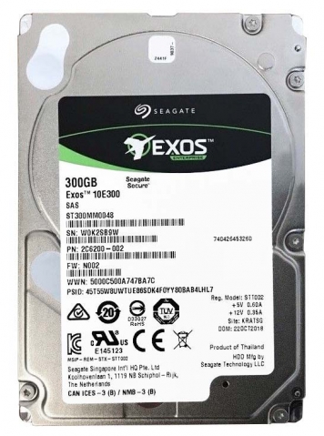 Жесткий диск Seagate ST300MM0048 300Gb 10000 SAS 2,5" HDD