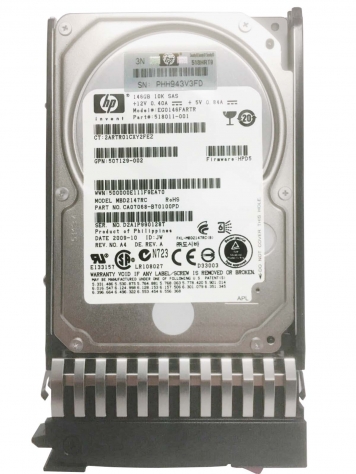 Жесткий диск HP CA07068-B70100PD 146Gb 10000 SAS 2,5" HDD