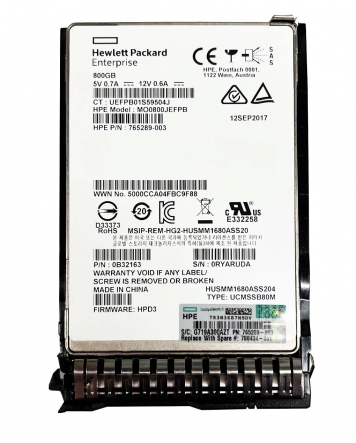 Жесткий диск HP 779172-B21 800Gb  SAS 2,5" SSD