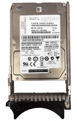 Жесткий диск IBM 44V6843 146,8Gb 15000 SAS 2,5" HDD