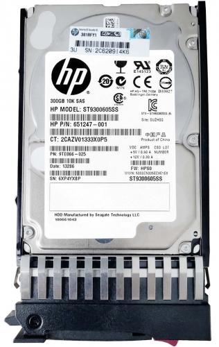 Жесткий диск HP 651247-001 300Gb  SAS 2,5" HDD