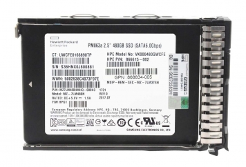 Жесткий диск HP 875655-001 480Gb  SATAIII 2,5" SSD