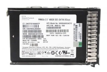 Жесткий диск HP 868818-B21 480Gb SATAIII 2,5" SSD