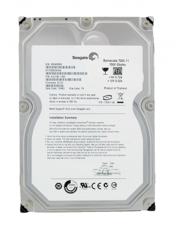 Жесткий диск Seagate 9JU138-302 1,5Tb  SATAII 3,5" HDD