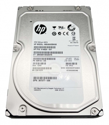 Жесткий диск HP 628063-B21 3Tb  SATAII 3,5" HDD