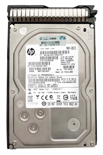 Жесткий диск HP 845895-001 4TB 7200 SATA 3.5" HDD 