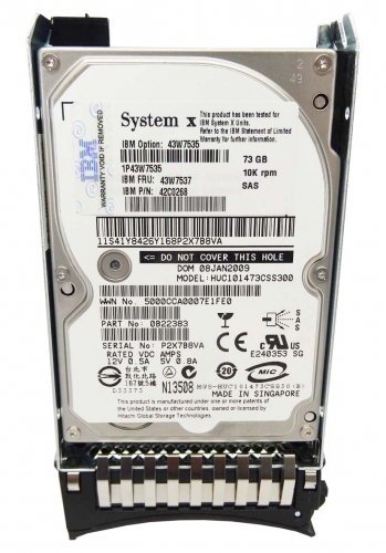 Жесткий диск IBM 42C0268 73,4Gb  SAS 2,5" HDD