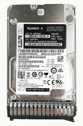 Жесткий диск Lenovo 00WG664 300Gb 15000 SAS 2,5" HDD