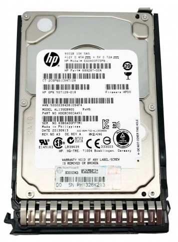 Жесткий диск HP 652566-004 900Gb  SAS 2,5" HDD