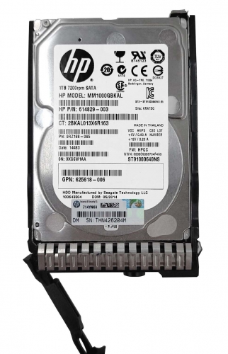 Жесткий диск HP 614829-003 1Tb  SATAIII 2,5" HDD