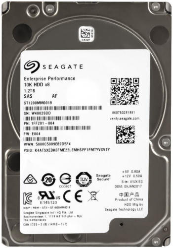 Жесткий диск Seagate 1FF201 1200Gb  SAS 2,5" HDD