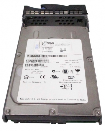Жесткий диск IBM 26K5837 73,4Gb  SAS 3,5" HDD