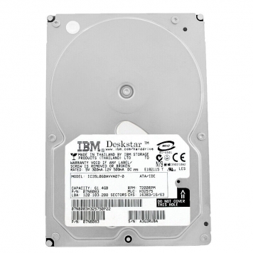 Жесткий диск IBM IC35L060AVVA07-0 61,4Gb 7200 IDE 3.5" HDD
