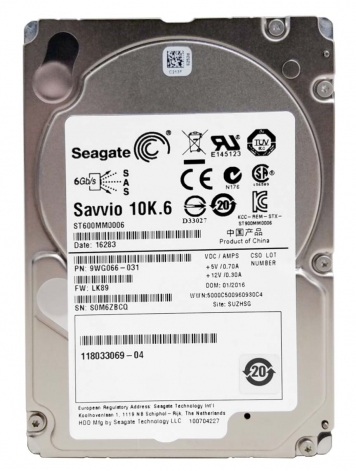Жесткий диск Seagate 9WG066-003 600Gb  SAS 2,5" HDD