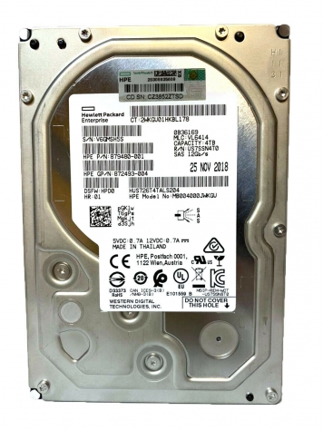 Жесткий диск HP 0B26169 4Tb 7200 SAS 3,5" HDD