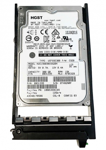 Жесткий диск Fujitsu 0B31335 300GB 15000 SAS HDD 2,5"