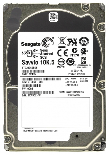 Жесткий диск Seagate ST9300605SS 300Gb  SAS 2,5" HDD