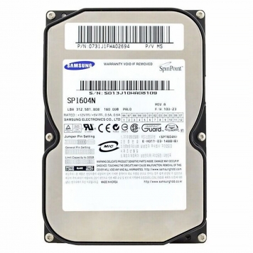 Жесткий диск Samsung SP1604N 160Gb 7200 IDE 3.5" HDD