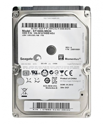 Жесткий диск Seagate HN-M101MBB 1Tb 5400 SATAII 2,5" HDD