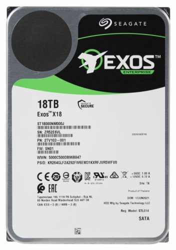 Жесткий Диск 2TV103 18Tb 7200 SATA 3,5" HDD