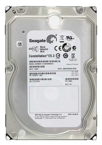 Жесткий диск Seagate ST2000NM0023 2Tb  SAS 3,5" HDD